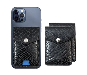 Universal Adhesive Pocket Stick On Wallet Card Holder Pouch Case For Cell Phone - Picture 1 of 8
