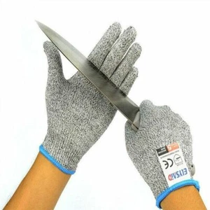 Large Safety Cut Proof Stab Resistant Stainless Butcher Gloves High Performance - Picture 1 of 4