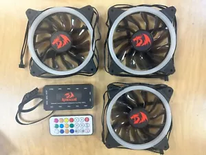 3pk pc case fans 120mm RGB Lights Cooling Fan - Picture 1 of 5