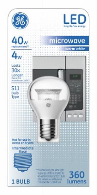 LED Light Bulb, S11, Clear, 4-Watts - Image 1 of 1