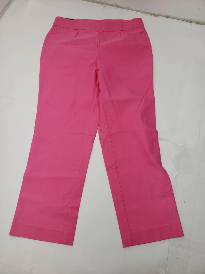 Rafaella ‘Carmine Rose’ Stretch Capri Pants Size 4 (0513121)