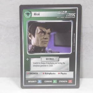 1994 Star Trek The Next Generation TCG CCG MIROK Black Border - Bild 1 von 2