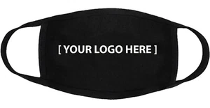 Individuelles Logo - Gesichtsmaske Abdeckung Erwachsene Jugend Mode 3 Schichten Hergestellt in den USA - Bild 1 von 1