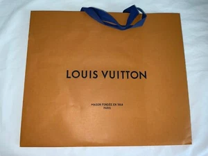 Authentic Louis Vuitton Empty Large Gift Bag Shopping Tote 16x13.25" EUC - Picture 1 of 6