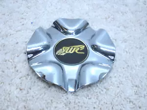 SWR CUSTOM WHEEL 5 13/16" CHROME SNAP ON CHROME CENTER CAP #2B-11 - Picture 1 of 2