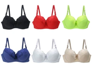 Strapless Multiway Bra Push up Bra Women Sexy Lace Uk Size 36-46 B-C-D-DD-E - Picture 1 of 15