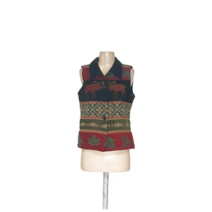 Coldwater Creek Multicolor Vest - Picture 1 of 4