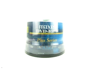 50 Pack Maxell DVD-RPW Plus Series Blank Printable Discs - Picture 1 of 3