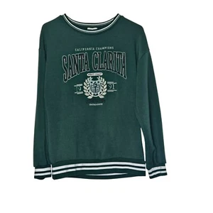 Better Together Santa Clarita Crest Sweatshirt S Baumwolle Grün Preppy Academia - Bild 1 von 7