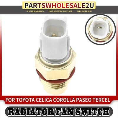 Interruptor ventilador radiador para Chevrolet Geo Prizm Toyota Corolla Celica Paseo Tercel Foto 1 de 4