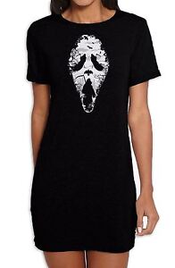 Grim Reaper Scream Donna T-Shirt Abito - Halloween Horror Film