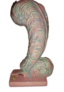 Vintage Royal Haeger Art Deco Feder Feder Feder blau rosa mauve Achat 10" Vase - Bild 1 von 8