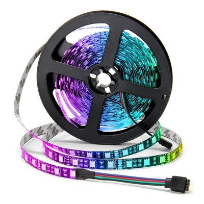 16.4ft 5M RGB LED Strip Light for Room 300 LEDs Color Changing Rope Light Indoor - Image 1 of 4