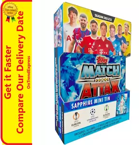 1 x Topps MATCH ATTAX UEFA Champions League 2021/2022 Edition SAPPHIRE Mini Tin - Picture 1 of 5