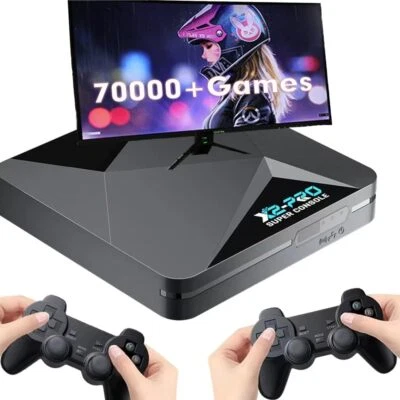 COVOZAMA Super Console X2 Pro: Retro Video Game Console with 70,000+ Games, 65+ Emulators
