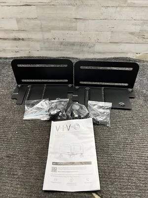 VIVO Black Computer Desktop ATX Case CPU Rolling Stand Adjustable Cart Holder - Image 1 of 4