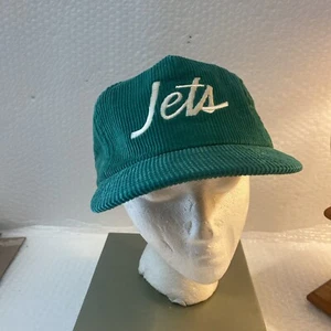 Vintage 1980s New York NY Jets The Cord Corduroy Back Hat Cap NWOT - Picture 1 of 11
