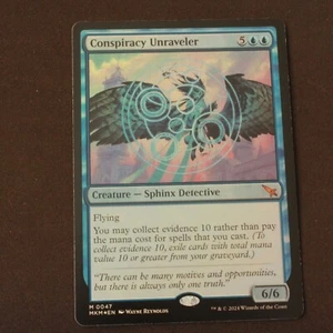 Conspiracy Unraveler FOIL 47 MTG Murders at Karlov Manor (MKM) Mythic casi nuevo - Imagen 1 de 2