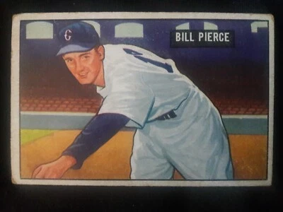 1951 Bowman Bill Pierce #196 Rookie RC Very Good - Image 1 of 2