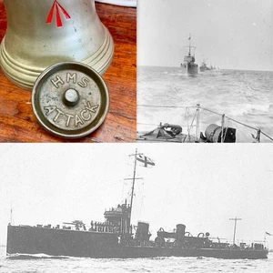 Hervorragendes massives schweres Bronze Royal Navy HMS Angriffsgeschütz Tampion oder Stecker 1. Weltkrieg - Bild 1 von 6