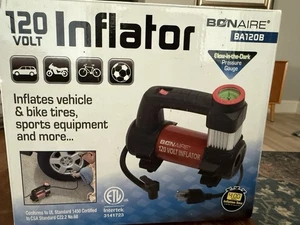 Bonaire 120 Volt Inflator Vehicles, Bikes, Sports Balls, Portable 130psi BA120B - Picture 1 of 10