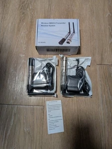 Wireless DMX512 Transmitter Receiver System - OPEN BOX - Picture 1 of 7