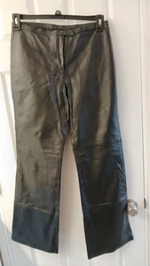 CAMI International Black Leather Pants - Size 8 (New Without Tags) - Picture 1 of 6