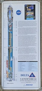 PÓSTER COHETE NASA BOEING DELTA II  - Imagen 1 de 4
