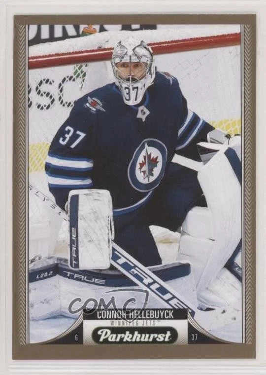 2022-23 Upper Deck Parkhurst Bronze Border Connor Hellebuyck #220 - Image 1 of 2