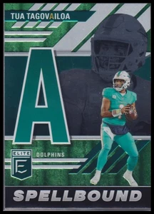 2023 Panini Donruss Elite #SB-TT6 Tua Tagovailoa Spellbound "A" Green - Picture 1 of 2