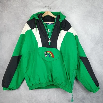 Vintage Hawaii Rainbow Warriors Jacket Mens Large College Football Starter 90s - Image 1 of 4