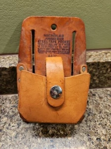 Nikolaus Leder Maßband Jumbo Werkzeug Gürtel Halter 447C Vintage - Bild 1 von 9