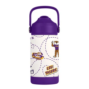 LSU Tigers Kinder Flasche 12oz Edelstahl Maskottchen - Bild 1 von 1