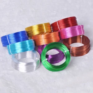 250g 1/1.5/2/2.5/3mm Soft Aluminum Metal Crafts Beading Wire For Jewelry Making - Picture 1 of 28