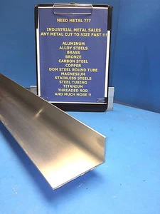 2" x 4" x 72" Long x 1/8" Thick 6063 T52 Aluminum Angle-->2" x 4" x 1/8" Angle - Picture 1 of 1