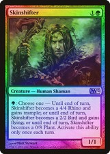 Skinshifter FOIL Magic 2012 / M12 PLD Green Rare MAGIC MTG CARD ABUGames
