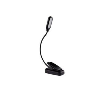 Mini Gooseneck LED Reading Book Light Clip Rechargeable USB Table Night Lamp