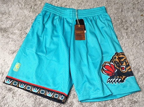 MITCHELL & NESS VANCOUVER GRIZZLIES L SHORTS NWT SWINGMAN 96-97 TEAL NBA HWC Cover