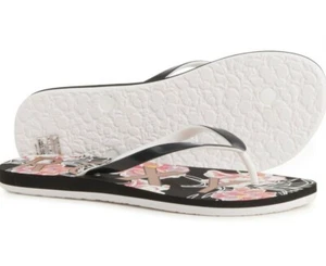 Roxy Women's Simba Love V Floral Flip Flops Size 9 - Foto 1 di 4