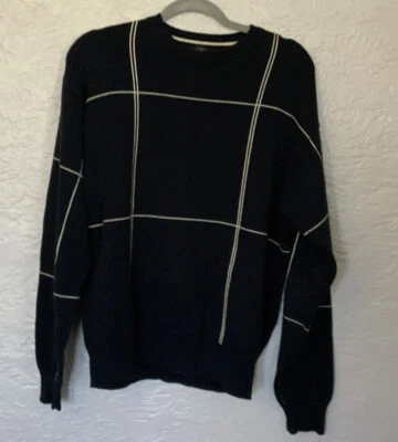 Suéter GRAYSON & DUNN Para Hombre Azul Marino y Blanco Talla M Foto 1 de 3