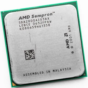AMD Sempron 2800+ SDA2800AIO3BX Socket 754 E6 Step Palermo 1.6GHz Processor 59W - Picture 1 of 3