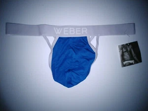 Tanga Weber by Katya Weber azul/gris latón talla XL nueva con etiquetas - Imagen 1 de 6
