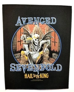 AVENGED SEVENFOLD ( hail to the king ) OFFICIAL BACK PATCH - Picture 1 of 1