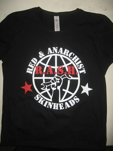RASH LADY FIT T-SHIRT/sharp/skinheads/boots/punk/oi!/antifa/banda bassotti/ska - Imagen 1 de 1