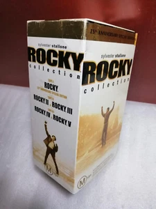 ROCKY COLLECTION 25TH Anniversary SPECIAL EDITION VHS Box Set Sylvester Stallone - Picture 1 of 3