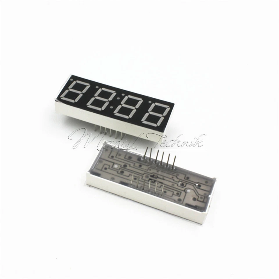 0.56" 4 Digit Super Red LED Display 7 Segment Common Anode with Time Display- - Image 1 of 1