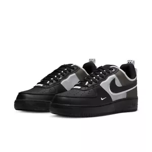 Nike Air Force 1 React Black White DM0573-002 Men’s 6 Women's 7.5 - Picture 1 of 8