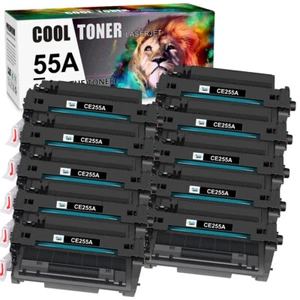10pk High Yield CE255A Toner for HP 55A LaserJet MFP M521DZ M521DX M521DN M521DW - Picture 1 of 12