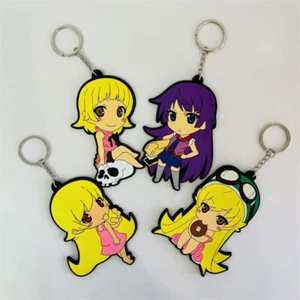 5 Stck. Monogatari Serie Anime PVC Schlüsselanhänger Figur Tasche Kette Anhänger (Defekt) - Bild 1 von 13