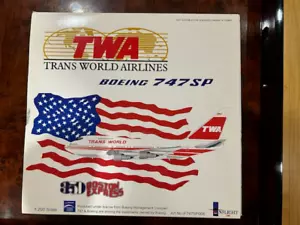 INFLIGHT IF747SP008 TWA BOEING 747SP BOSTON EXPRESS N58201 DIECAST 1:200 MODEL - Picture 1 of 11